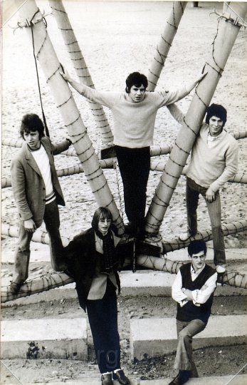 Summer Scheveningen begintijd van de Band-Rob_Wezepoel-Rene_Scholten-Frans_Waaijers-Ton_van_der_Kleij-Jan_Loman.jpg